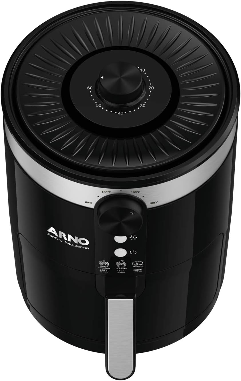 Fritadeira Arno Airfry Moderna Pfry Preto - Alta Performance