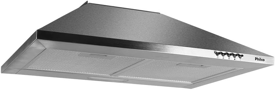 Coifa Pirâmide Philco PCO62I Inox Depurador e Exaustor - Premium