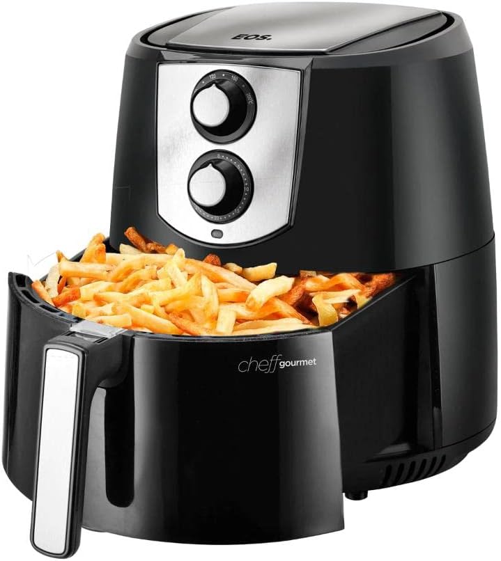 Fritadeira Air Fryer Eos 4 2L Preta Inox EAF42P - Moderno