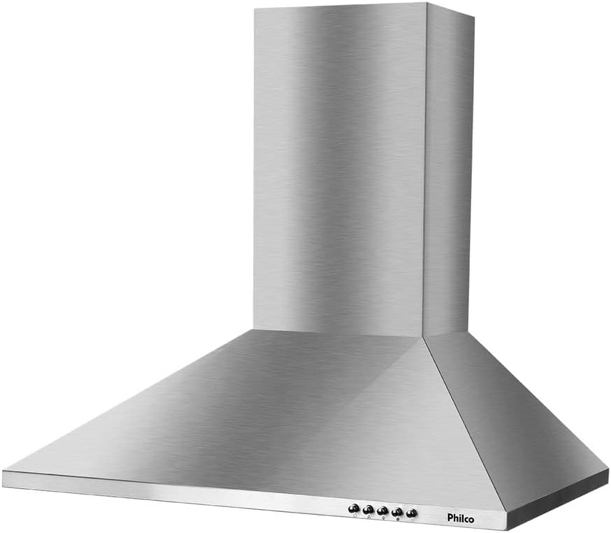 Coifa Pirâmide Philco PCO62I Inox Depurador e Exaustor - Premium