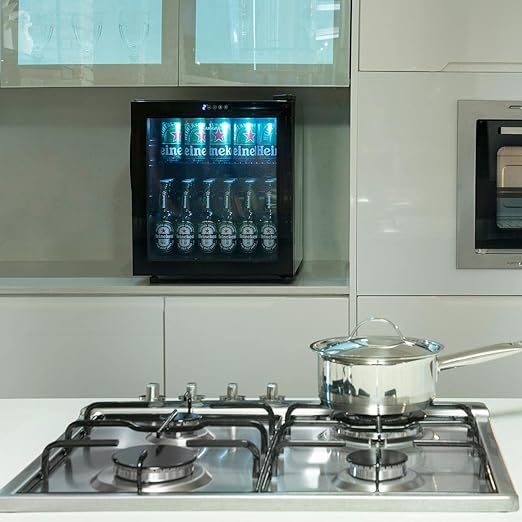Suggar Cooktop a gás 4 bocas mesa em aço inox tripla chama lateral bivolt FG4134IX - Elegante