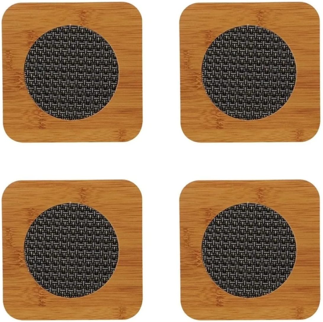 Descanso de panela 4un madeira para proteger mesas de panelas quentes e decorar - Exclusivo