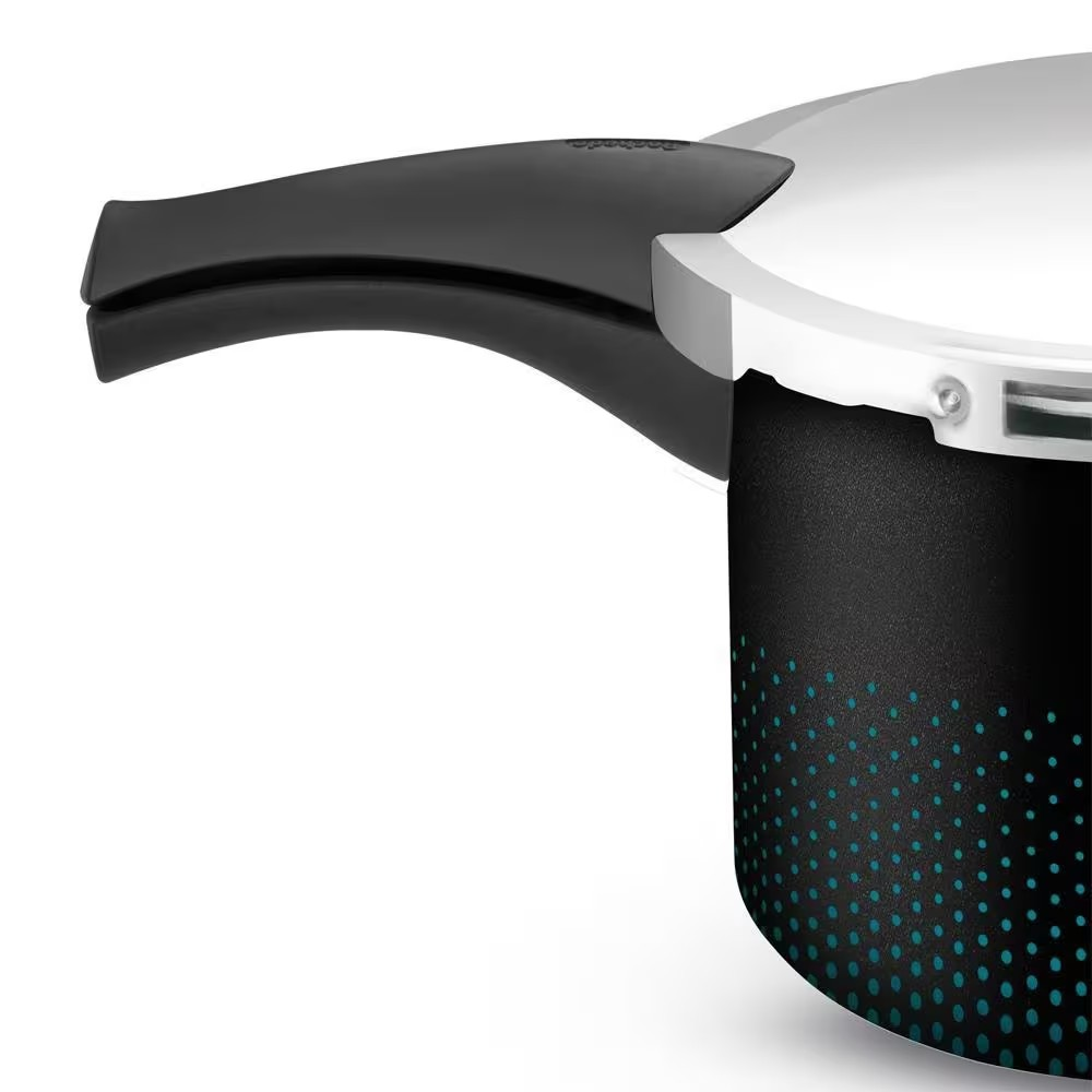 Panela de Pressão 7.6L Fechamento Externo Smart Rochedo Preta - Premium