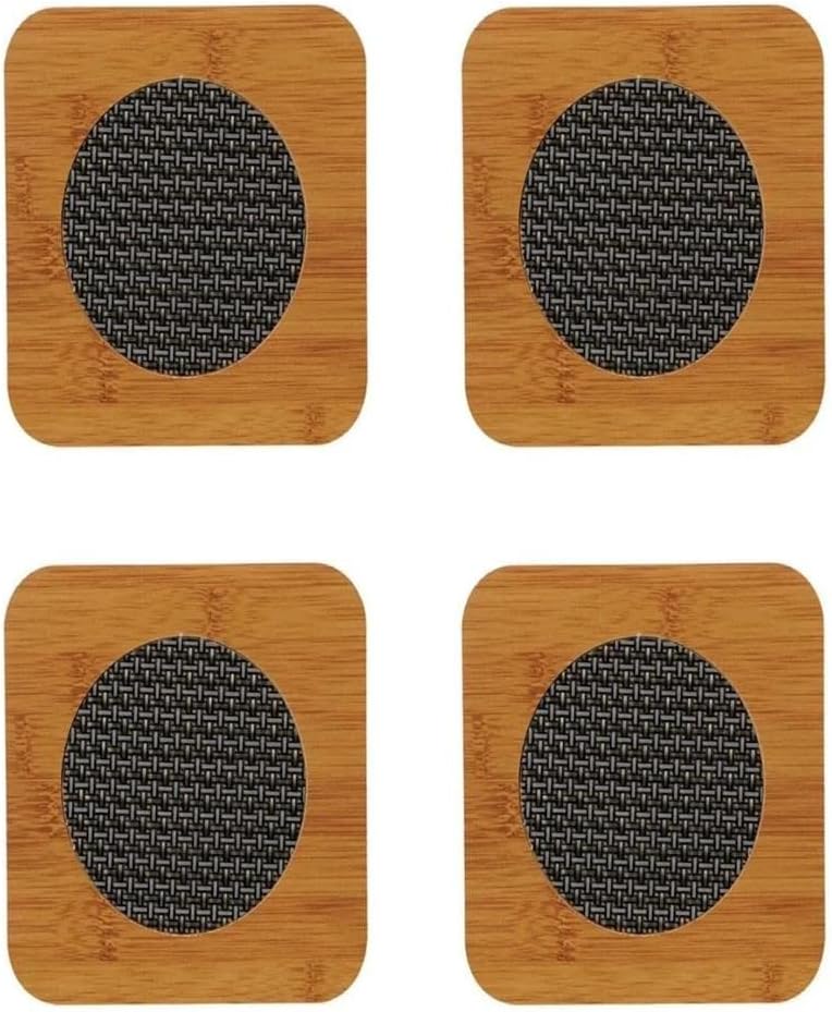 Descanso de panela 4un madeira para proteger mesas de panelas quentes e decorar - Exclusivo