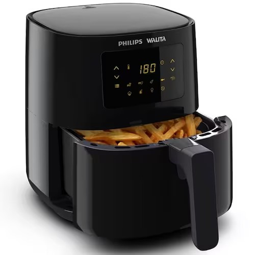 Fritadeira Elétrica Sem Óleo Air Fryer Philips Walita RI9252 4 1 L Digital Preta - Alta Performance