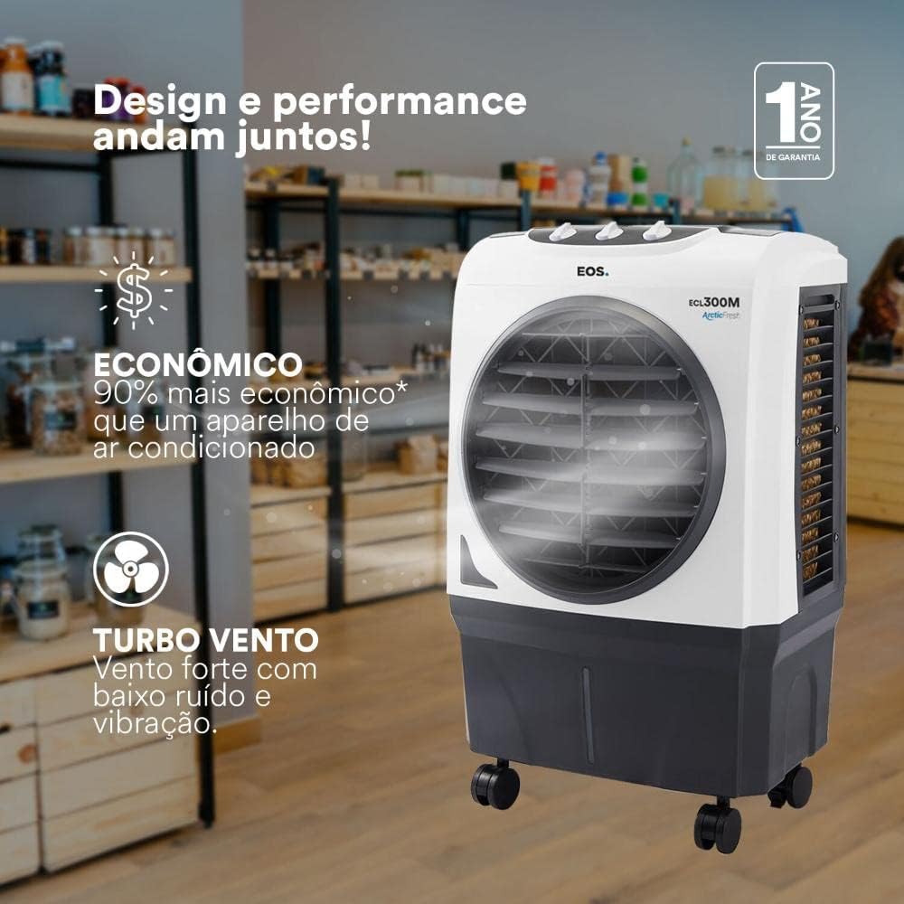 Climatizador De Ar Profissional Eos Ecl300m Pro 30l - Eficiente