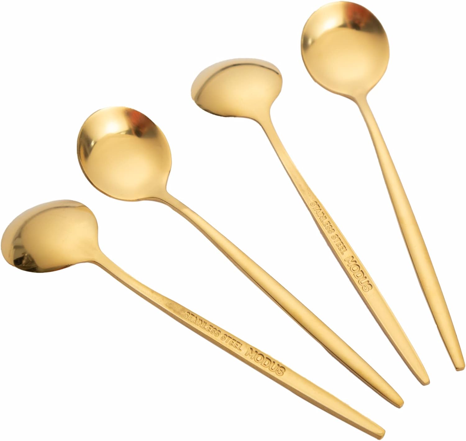 Conjunto De Talheres Aço Inoxidável 24 Pcs Faqueiros Kits (Dourado) - Versátil