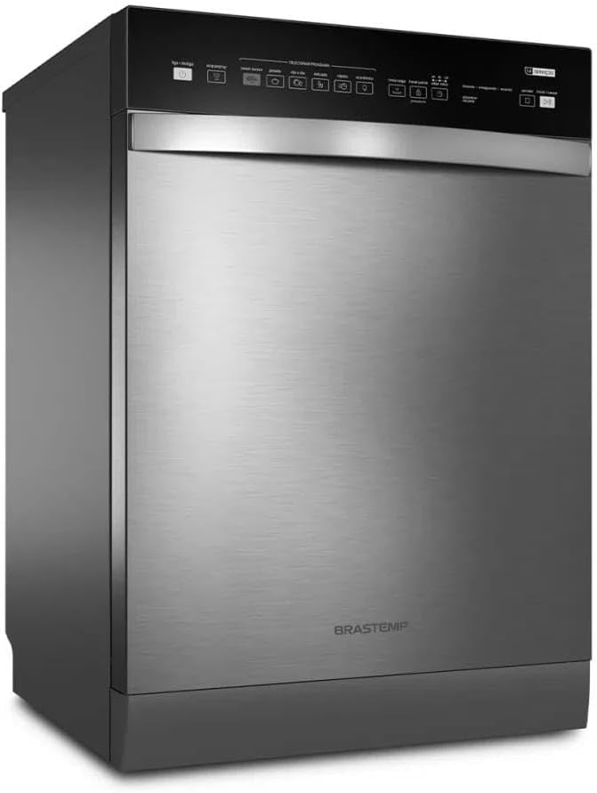Lava Louça Brastemp 14 serviços BLF14AR Cor Inox - Premium