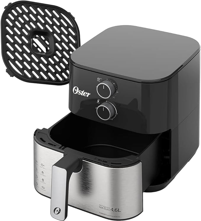 Fritadeira Sem Óleo Oster 127V OFRT520 PRETO - Elegante