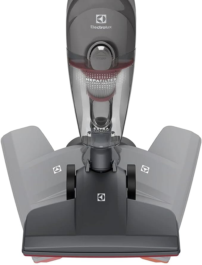 Electrolux Aspirador pó vertical com fio portátil de mão 2 em 1 potente 1450W cabo 6m capacidade 1 6L filtro HEPA Electrolux STK15 127V Cinza Urban Grey STK - Alta Performance