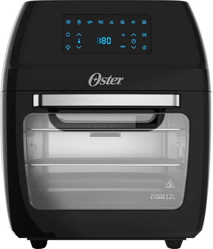 Oster OFRT780 Fritadeira forno 3 em 1 1800 W Preto - Completo