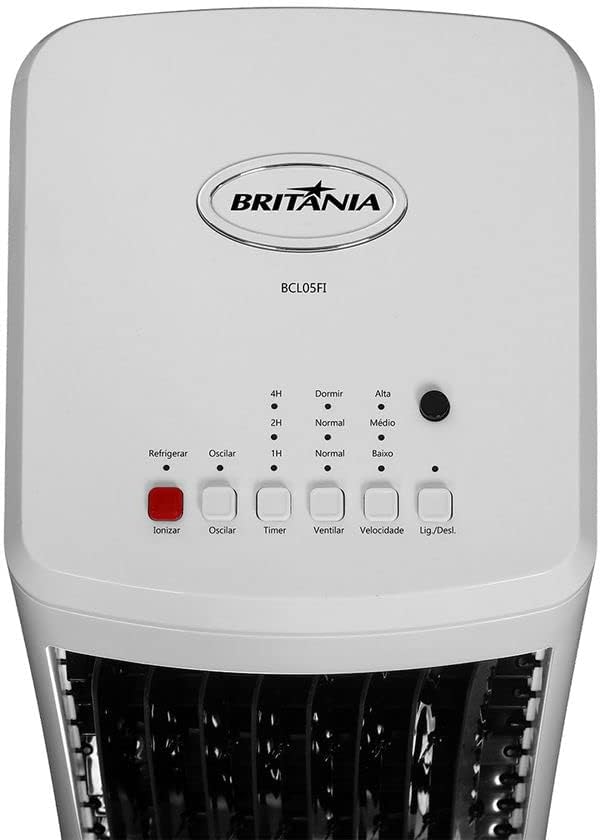 Climatizador de Ar Britânia Frio c/Ionizador BCL05FI Branco - Versátil