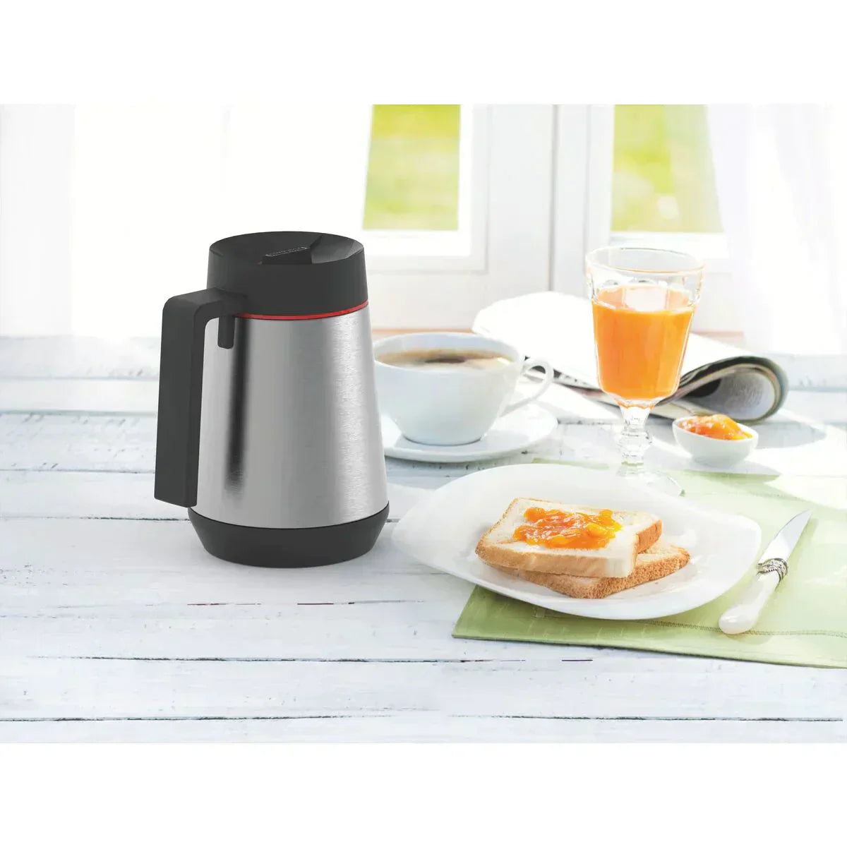 Bule Térmico Tramontina Exata em Aço Inox 750 ml - Premium