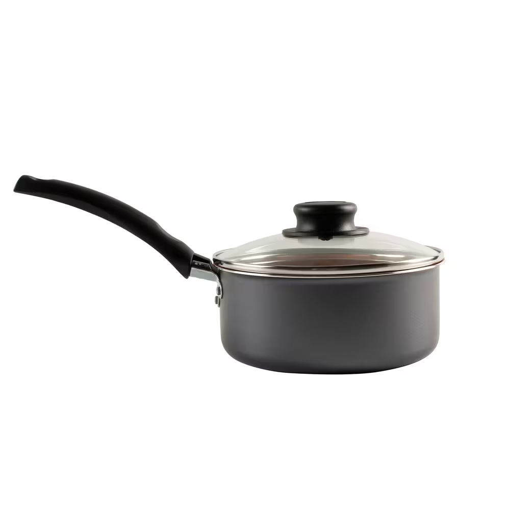 Conjunto de Panelas 10 Peças Tramontina Turim com Revestimento Antiaderente Starflon T1 Tampas de Vidro e Cabos de Baquelite – Bronze/Grafite - Elegante