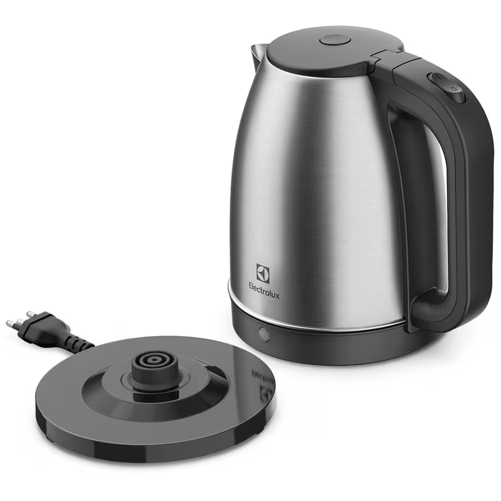 Chaleira Elétrica Electrolux Efficiente EEK10 1 8L Aço Escovado - Completo
