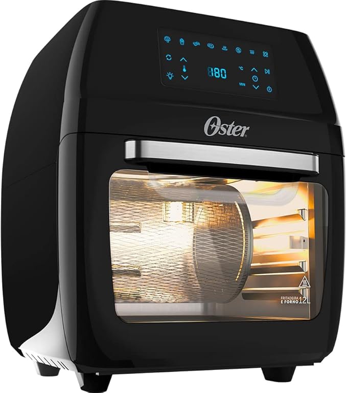 Oster OFRT780 Fritadeira forno 3 em 1 1800 W Preto - Completo