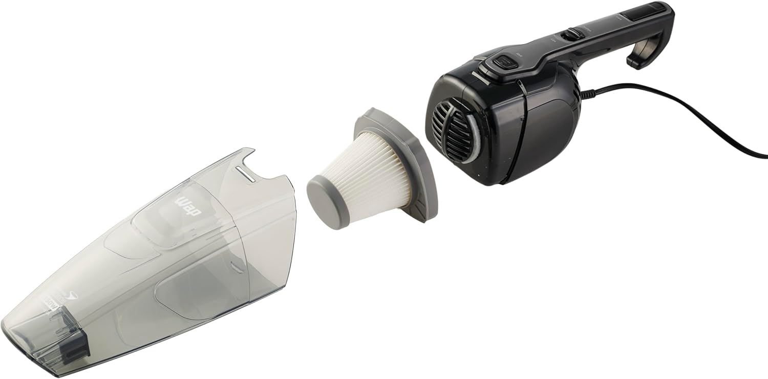 WAP Aspirador de Pó Vertical SILENT SPEED MAX 3 em 1 Compacto 1 Litro com Extensor Removível 85mbar 1350W 127V - Elegante
