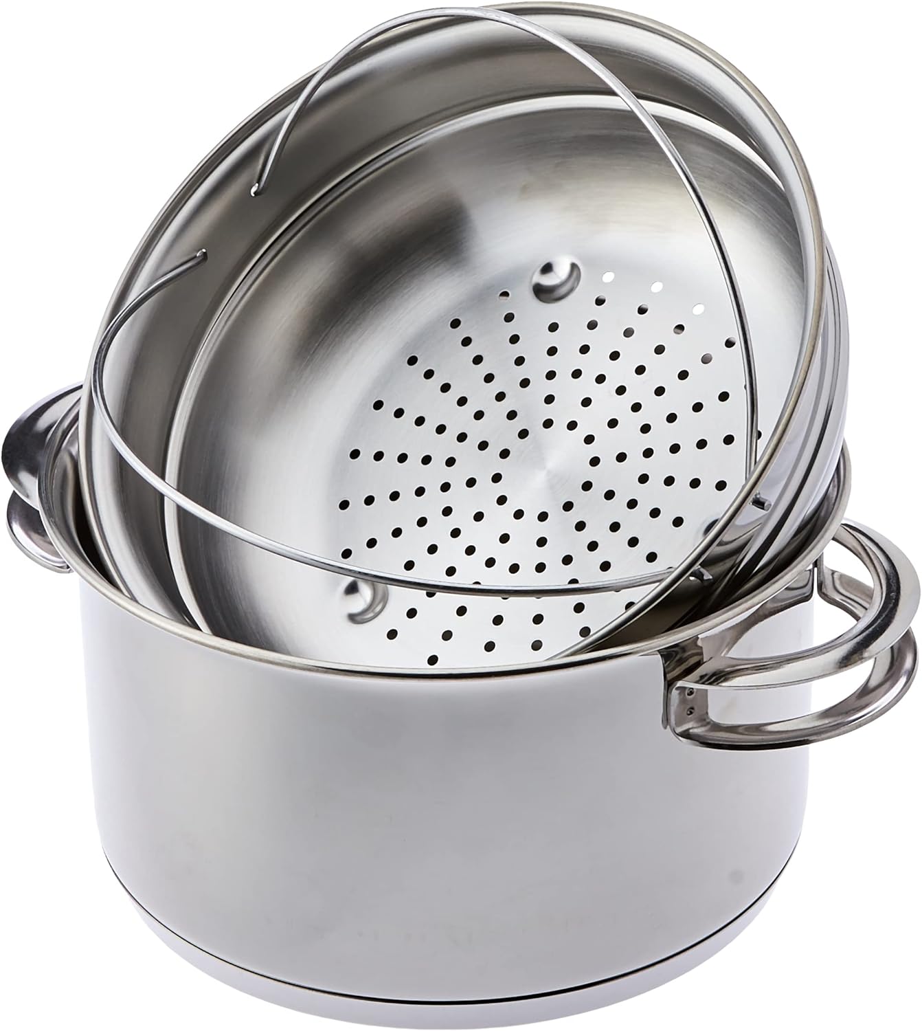 Jogo de Panelas de Aço Inox 6 peças Solar Tramontina - Premium