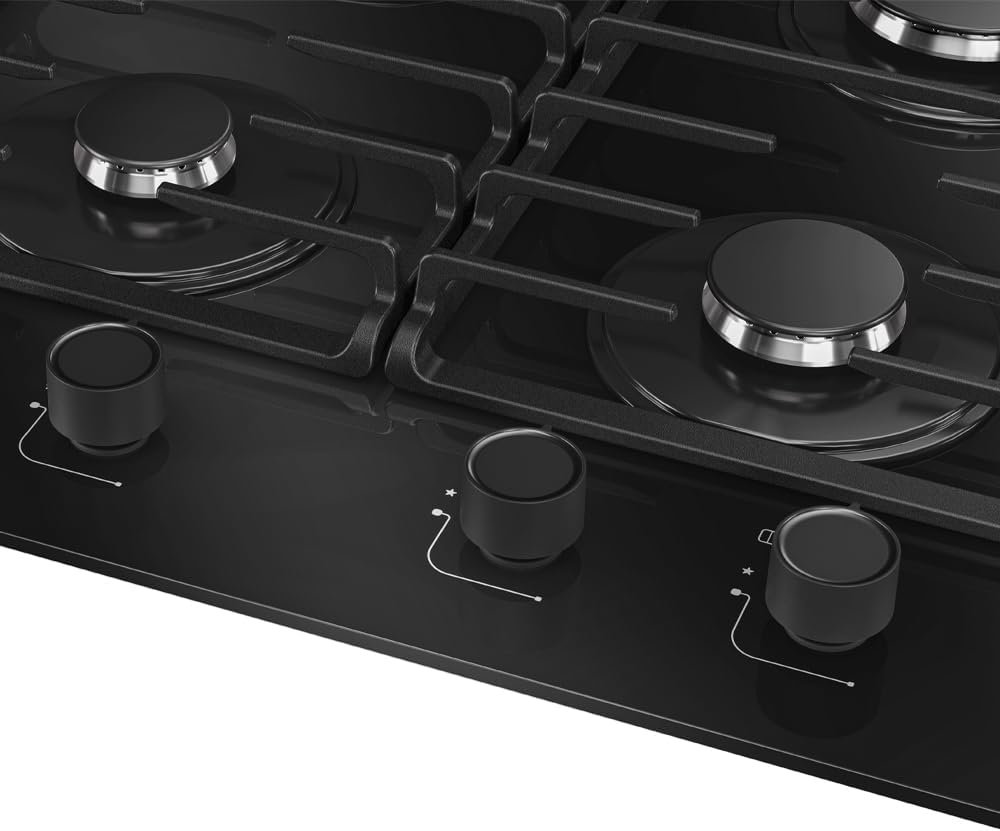 Cooktop Mueller 5 Bocas 77cm com Grade Dupla MCG5BM Bivolt - Elegante