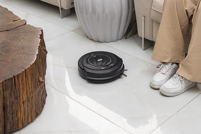 WAP Aspirador de Pó Robô ROBOT W90 3 em 1 Automático 250ml Sistema Antiqueda e Rodas Emborrachadas 30W 3 6VDC Bivolt - Premium