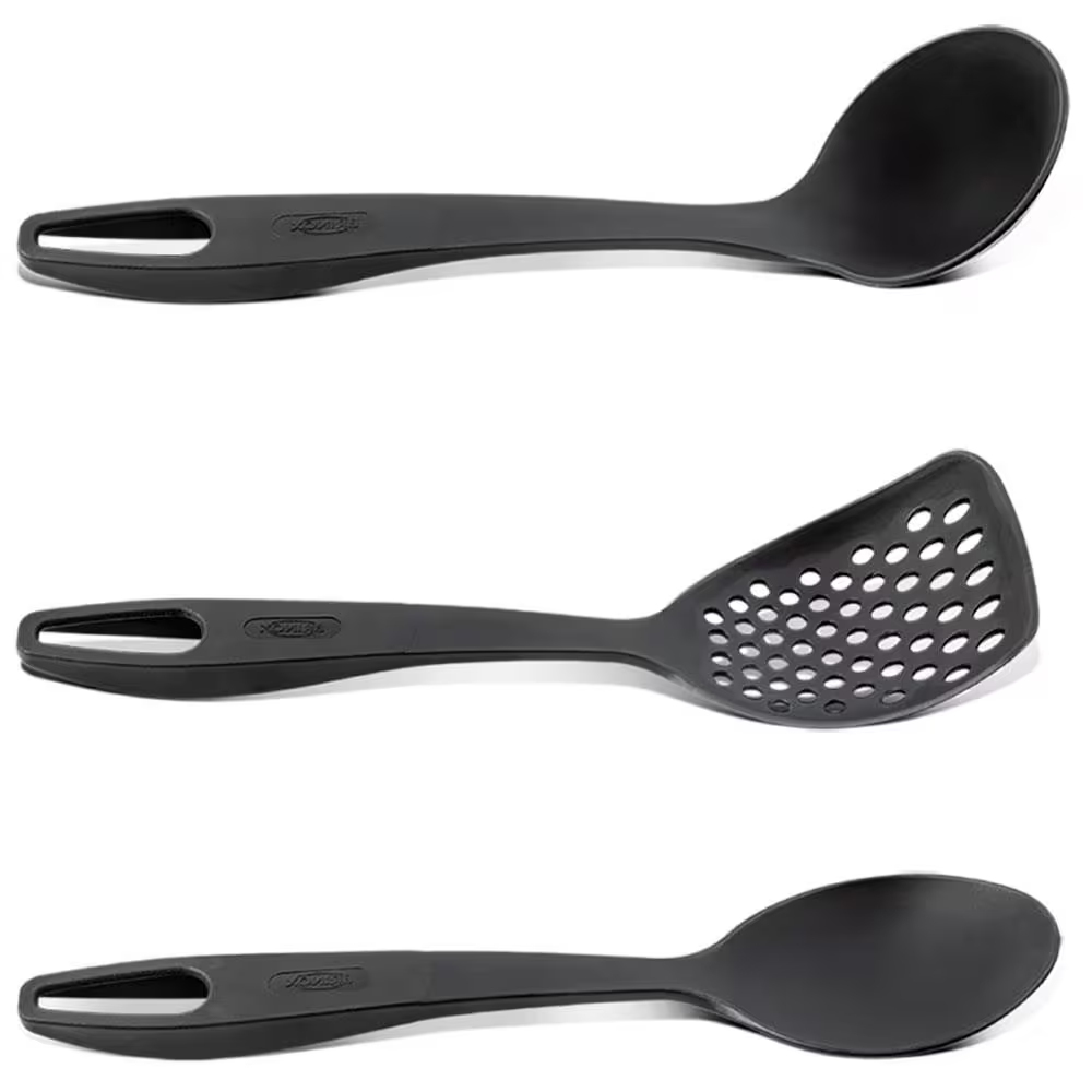 Conjunto de Panelas 10 Peças Brinox Onion em Alumínio e Revestimento Antiaderente com Wok e Utensílios Vermelho - Completo