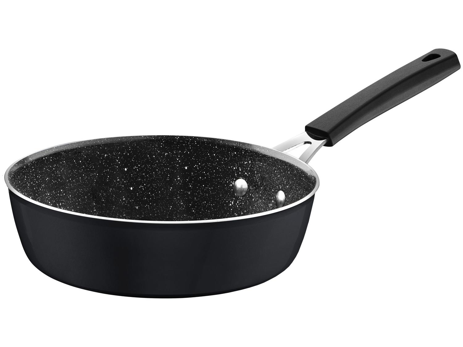 Jogo de Panelas Tramontina Glenz em Alumínio com Revestimento Interno em Starflon Crystals e Externo Esmaltado Preto 05 Peças - Alta Performance