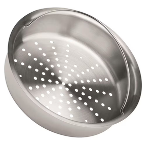 Panela de Pressão com Cesta 6L Rochedo em Aço Inox com Fundo Triplo Fechamento Externo 5 Sistemas de Segurança e Cesto de Vapor - Exclusivo