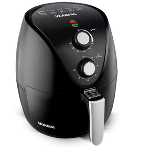 Fritadeira Elétrica Sem Óleo Air Fryer Mondial New Pratic AF31 3 5 L – Preto - Elegante