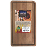 Tábua Tramontina Retangular em Madeira com Acabamento Natural Lixado - Exclusivo