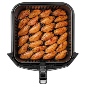 Fritadeira Elétrica Sem Óleo Air Fryer Mondial Mega Family AFN 80 BI 8L – Preta/Inox - Elegante
