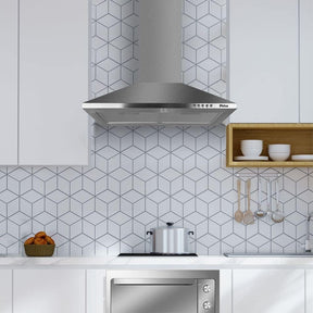 Coifa Pirâmide Philco PCO62I Inox Depurador e Exaustor - Premium
