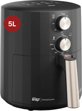 WAP Fritadeira Elétrica Air Fryer GRAND FAMILY 5 Litros Temperatura Ajustável Revestimento Antiaderente 1500W - Moderno