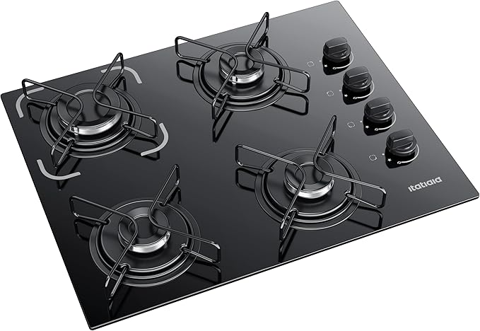 Cooktop Itatiaia ESS 4Q 127/220V PTO - Elegante