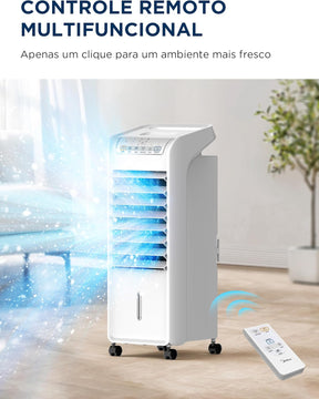 Climatizador de Ar Frio 60W 4 5L Midea Branco AKAF1 - Alta Performance