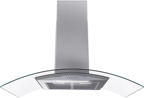 Coifa de Parede Cadence Inspire 90 cm Vidro Curvo CFA395 - Premium