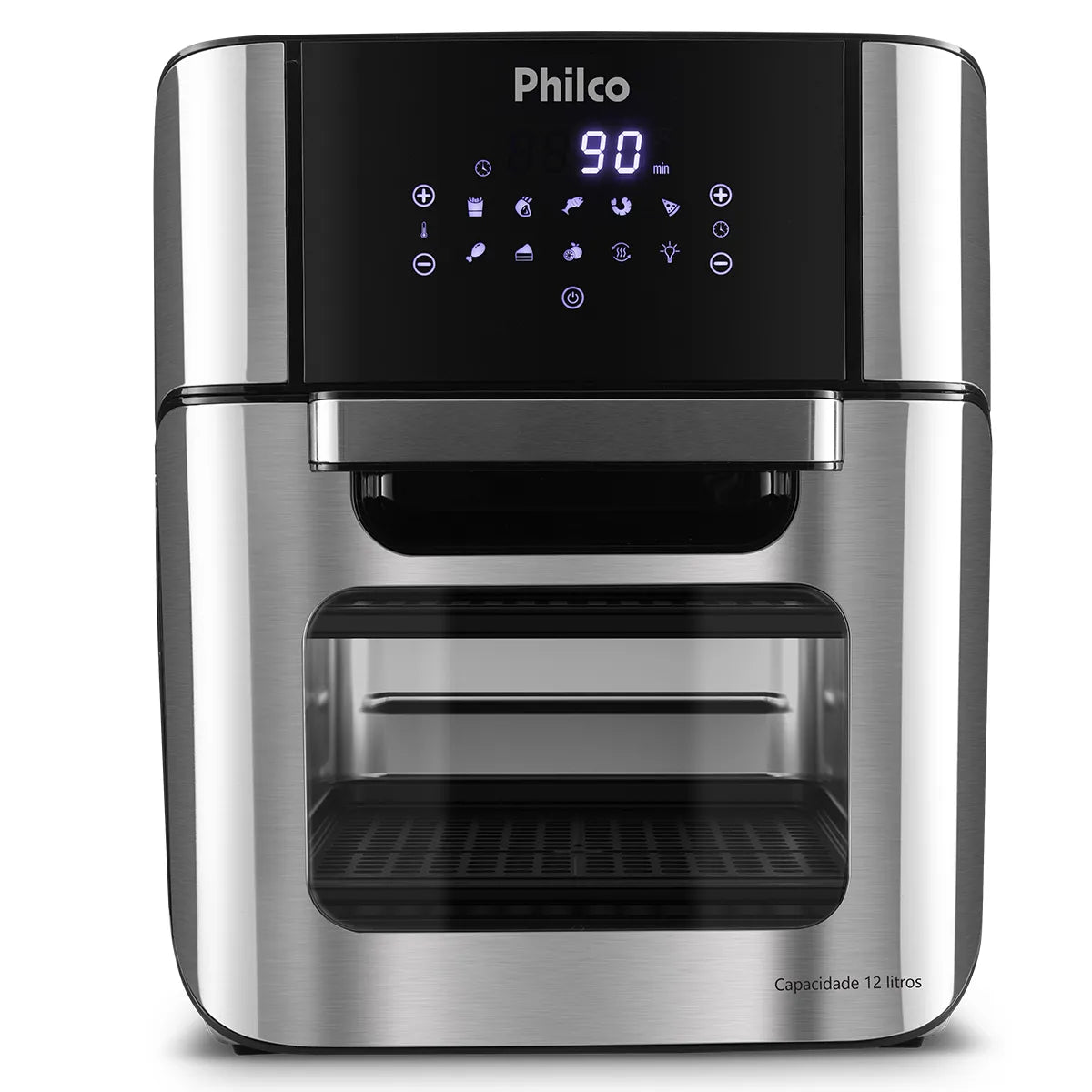 Fritadeira Elétrica Sem Óleo Air Fry Philco Oven PFR2200P 12L - Versátil