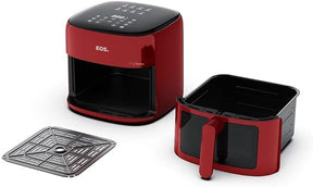 Fritadeira Sem Óleo Air Fryer Eos Chef Gourmet 6.2 Litros Compacta Digital Vermelho Eaf60v - Versátil