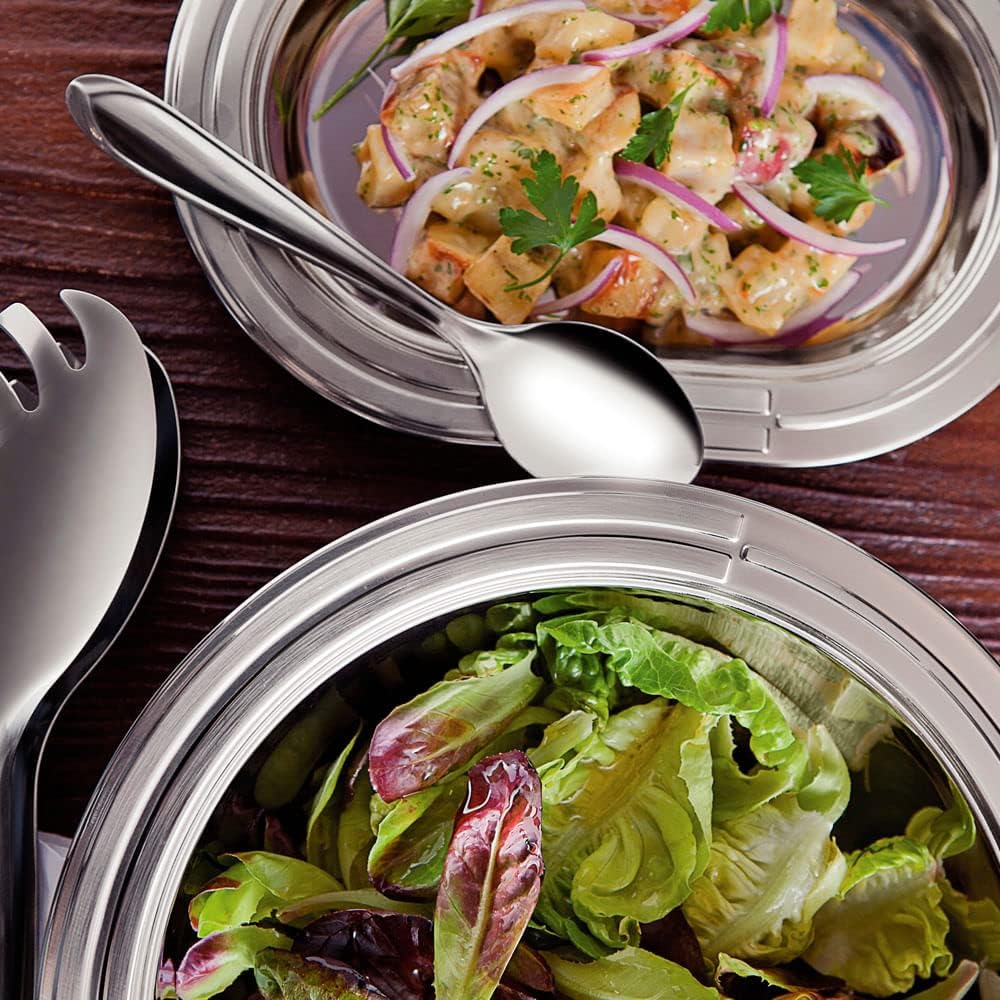 Kit para Servir Aço Inox com 8 Peças Tramontina Ciclo Prata - Alta Performance