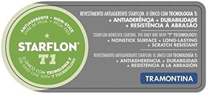 Jogo de Panelas Antiaderente Paris Vermelho Tramontina Vermelho Medio - Completo