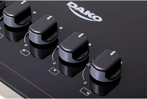 Cooktop a Gás 5 Bocas Preto com Mesa de Vidro e Tripla Chama Dako Diplomata Bivolt - Elegante