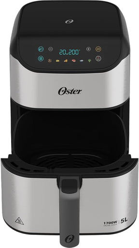 Oster Fritadeira Digital Inox 5L com Painel Touch - Moderno