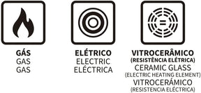 Jogo de Panelas de Alumínio com Revestimento Interno de Antiaderente 5 Peças Tramontina Mônaco Preto - Premium