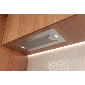 Coifa de Embutir Tramontina Incasso 51 em Aço Inox com Acabamento Scotch Brite 51 cm 127 V - Versátil