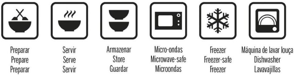 Kit para Sobremesa 12 Peças Tramontina Mixcolor Colorido - Eficiente