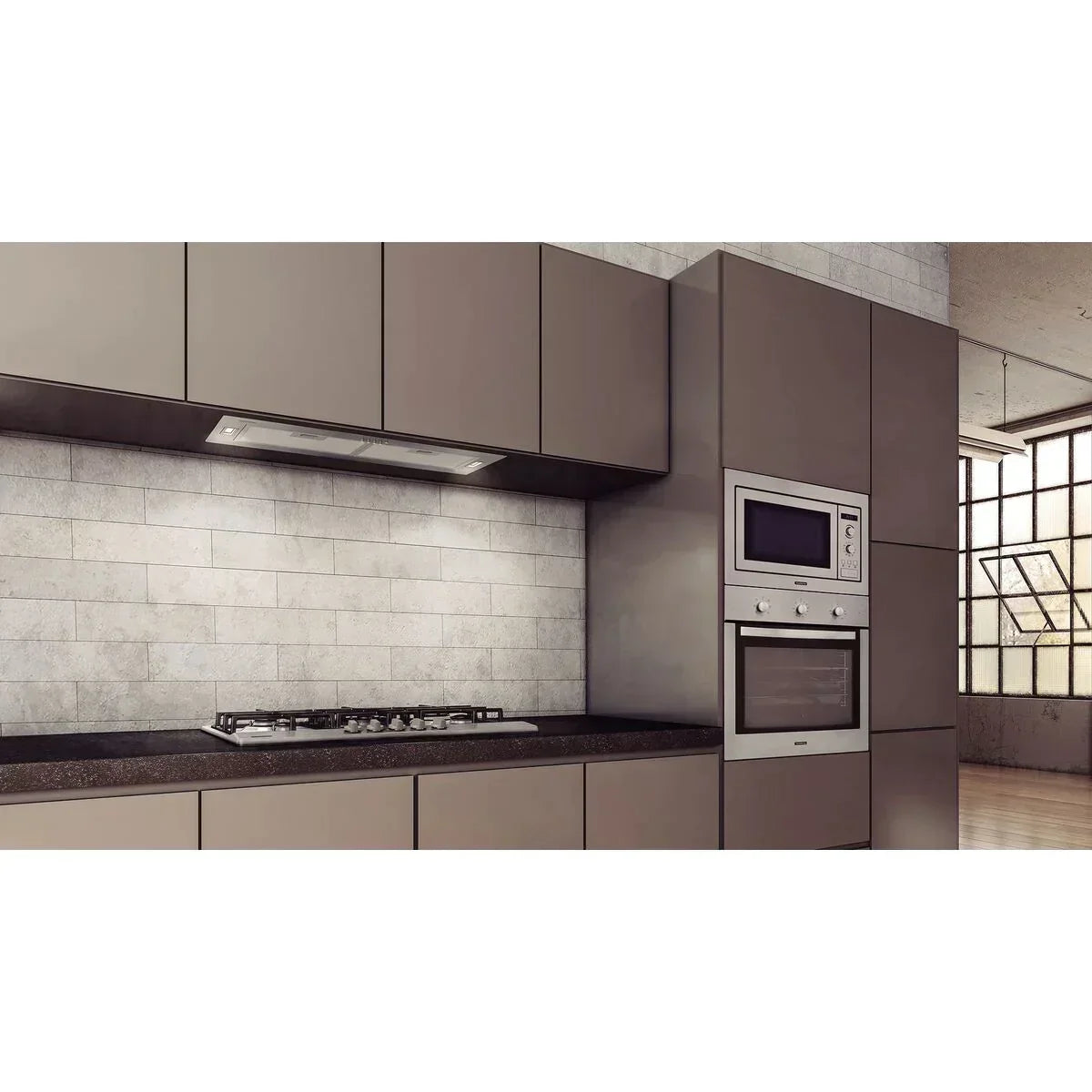 Coifa de Embutir Tramontina Incasso Retangular em Aço Inox 75 cm 127 V - Elegante