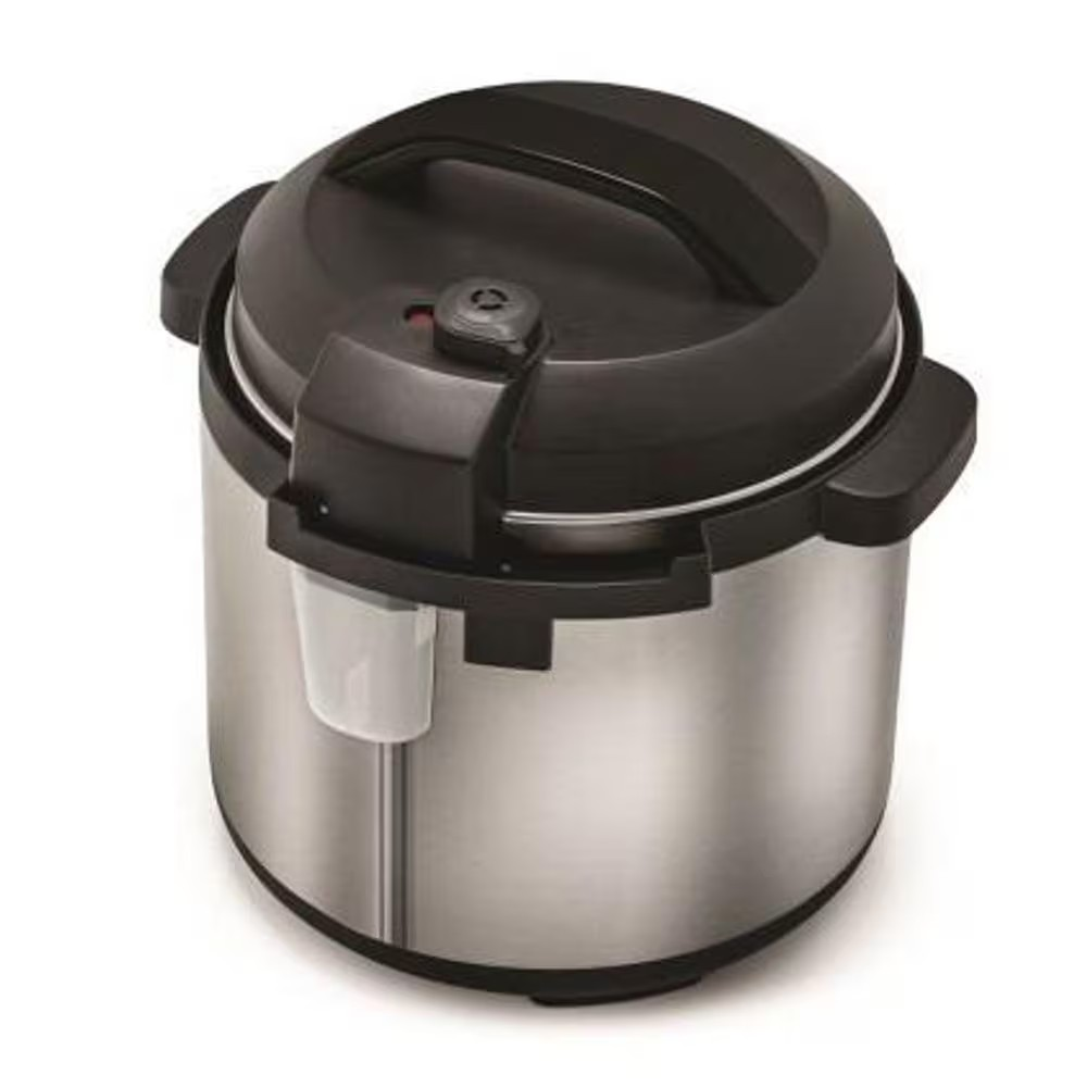 Panela pressão elétrica Electrolux digital capacidade 6L silenciosa segura 10 travas segurança 15 receitas pré programadas 3 níveis pressão PCC20 inox preto 127v por Rita Lobo - Exclusivo