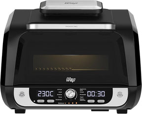 WAP Fritadeira Elétrica Air Fryer Barbecue Digital 12 em 1 10 Litros 4 Níveis de Temperatura Antiaderente 1700W - Alta Performance