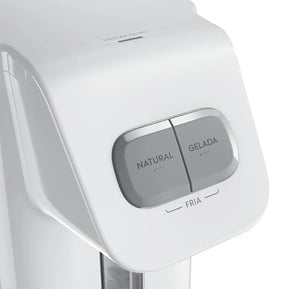 Purificador Electrolux de Água Gelada Fria e Natural Elétrico Compacto Eletronico placa Electrolux Filtro refil 6 meses ou 3000l Bivolt Branco PE15B - Elegante