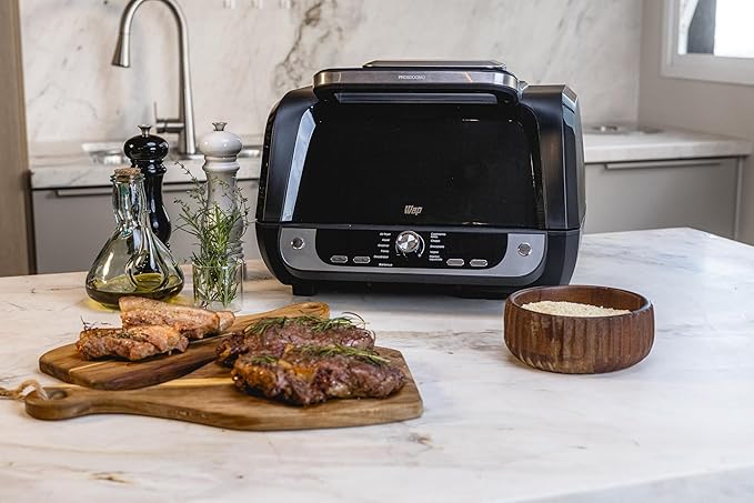 WAP Fritadeira Elétrica Air Fryer Barbecue Digital 12 em 1 10 Litros 4 Níveis de Temperatura Antiaderente 1700W - Alta Performance