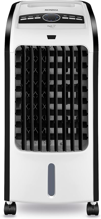 Climatizador Flash Air Mondial Branco/Preto 80W CL 03 - Elegante